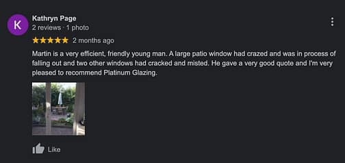 Platinum Glazing Reviews